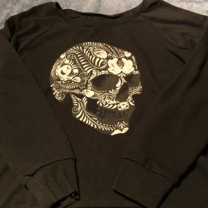 Torrid 1X sugar skull sweatshirt